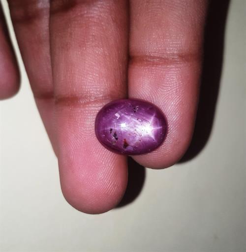 10 Carats African Star Ruby 14.82x11.67x5.21 mm