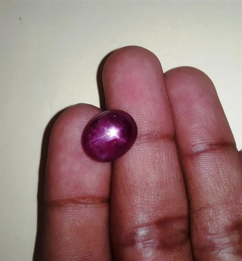 10.2 Carats African Star Ruby 13.55x10.99x6.30 mm