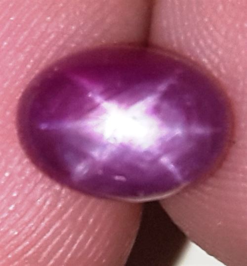 3.06 Carats African Star Ruby 8.38x6.19x4.87 mm