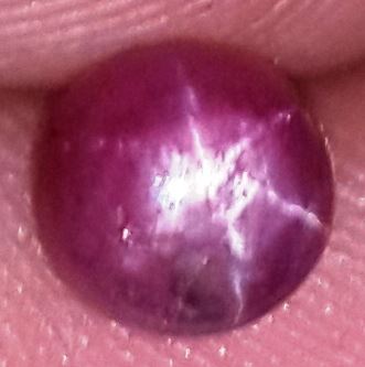 1.35 Carats African Star Ruby 5.73x5.66x3.62 mm