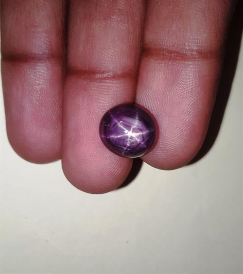 11.42 Carats African Star Ruby 11.32x10.39x8.40 mm