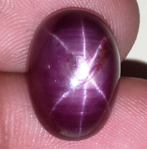 15.16 Carats African Star Ruby 15.40x10.84x7.94 mm