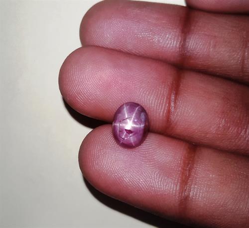 3.65 Carats African Star Ruby 9.34x7.39x4.56 mm