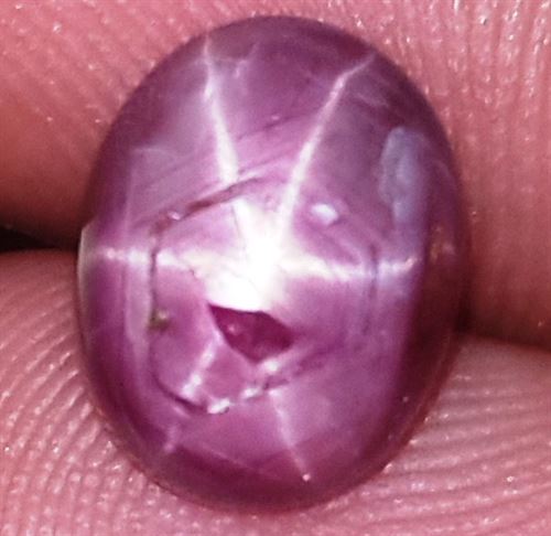 3.65 Carats African Star Ruby 9.34x7.39x4.56 mm