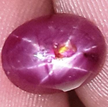 1.97 Carats African Star Ruby 8.21x6.06x3.57 mm