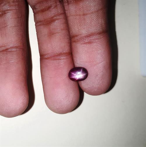 1.73 Carats African Star Ruby 8.18x6.07x2.92 mm