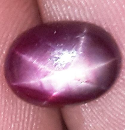 1.73 Carats African Star Ruby 8.18x6.07x2.92 mm