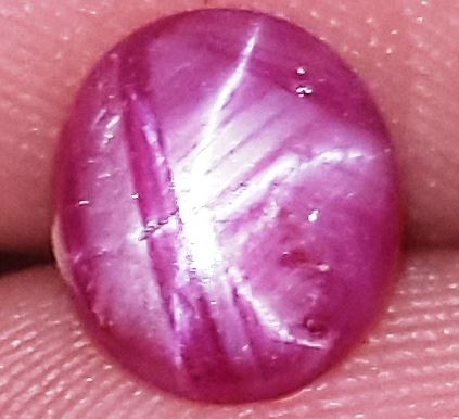 1.44 Carats African Star Ruby 7.27x6.41x2.70 mm