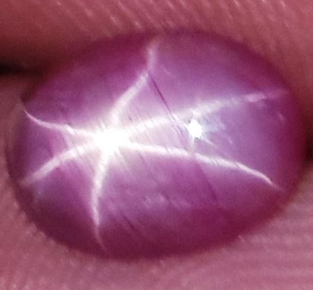 1.83 Carats African Star Ruby 8.34x6.13x3.17 mm