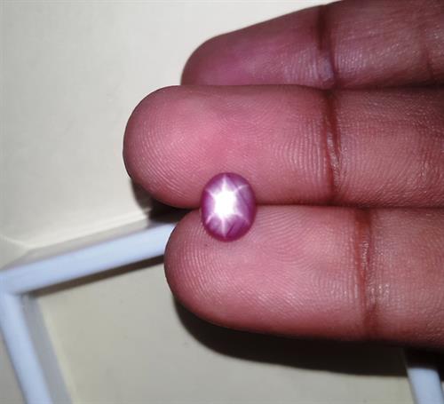 1.81 Carats African Star Ruby 7.90x6.40x3.06 mm