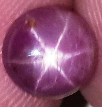 1.83 Carats African Star Ruby 6.68x6.78x3.67 mm